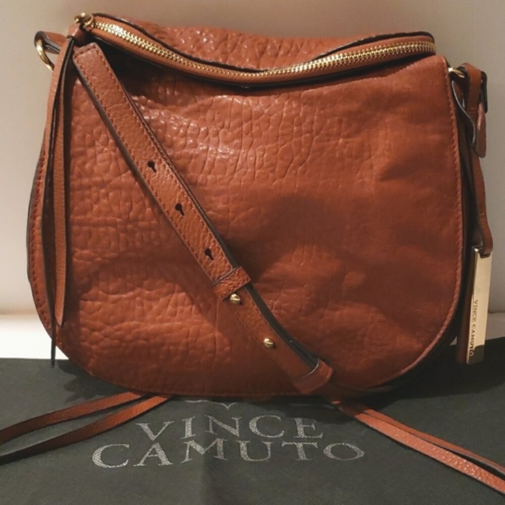 Vince Camuto Genuine Soft Leather Small Crossbody